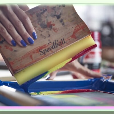 10-Inch Nitrile Squeegee for Fabric Printing