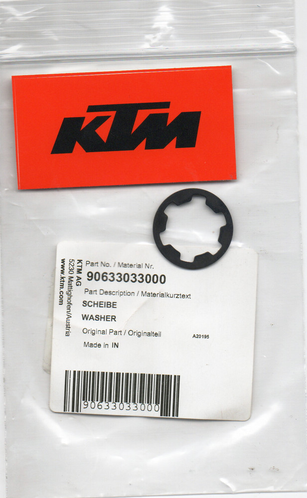 90633033000 WASHER KTM GENUINE OEM