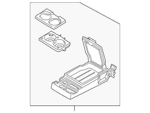 Genuine Ford Armrest Assembly HP5Z-5467112-BD