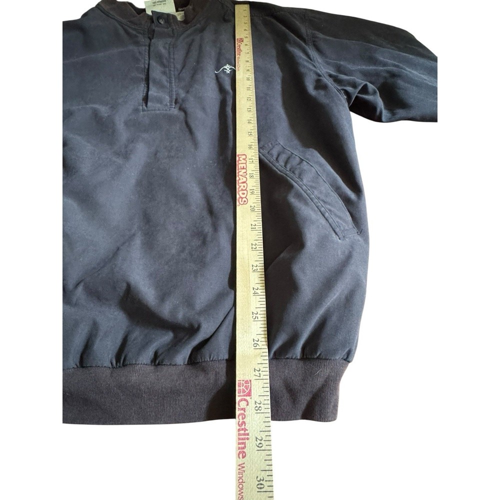 Slazenger Windbreaker Pullover Men's Large Vented Long Sleeve Jacket FLAW READ