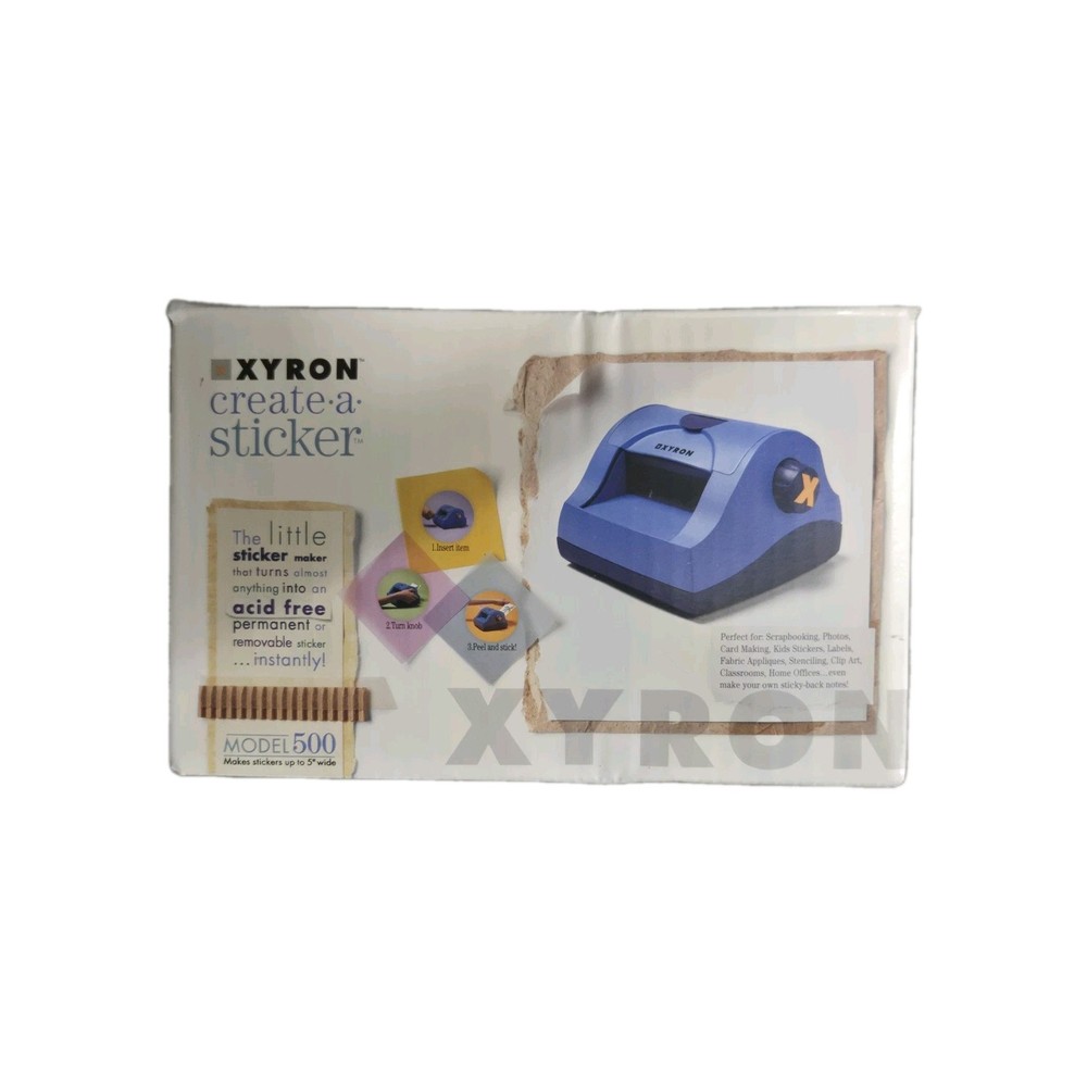 Xyron Create - A - Sticker Model 500 Sticker Maker Machine Open Box BRAND NEW