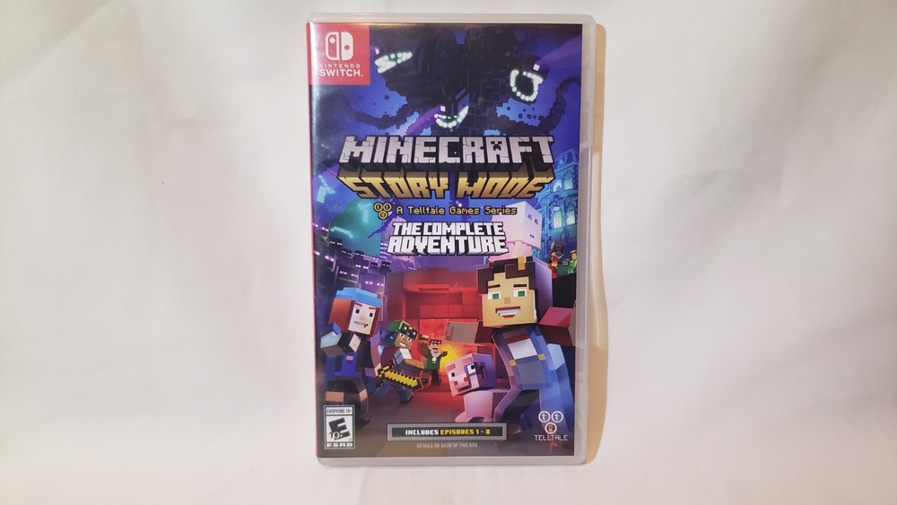 Minecraft: Story Mode The Complete Adventure - Case Only (Nintendo Switch, 2017)