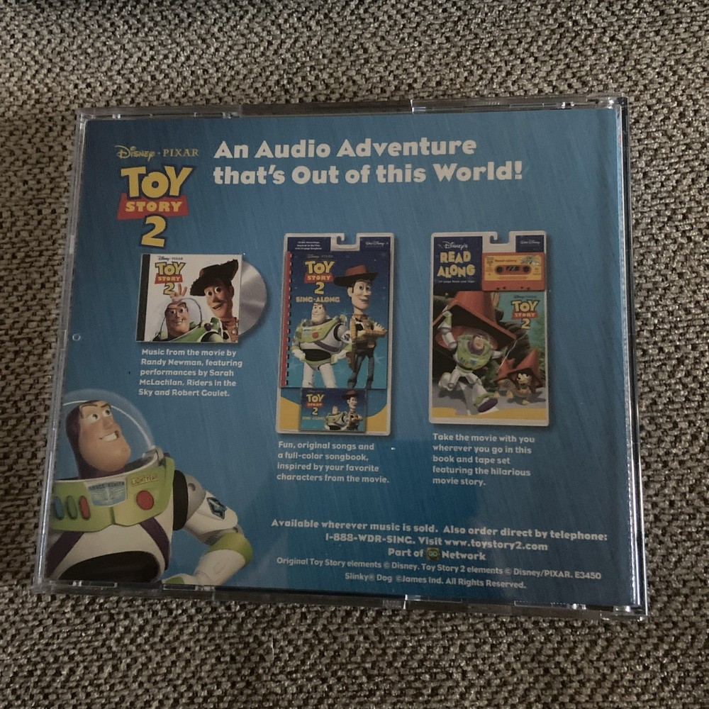 Disney Toy Story 2 Activity Center Program Manual CD ROM Educational Learning