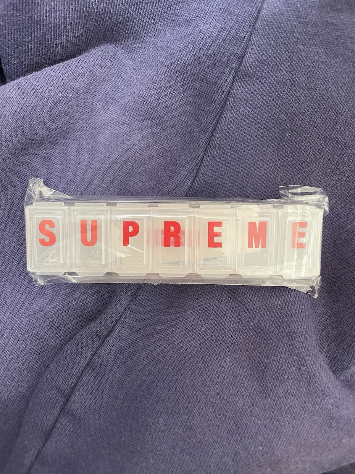 Supreme Weekday Pillbox Organizer SS15 Rare NEW