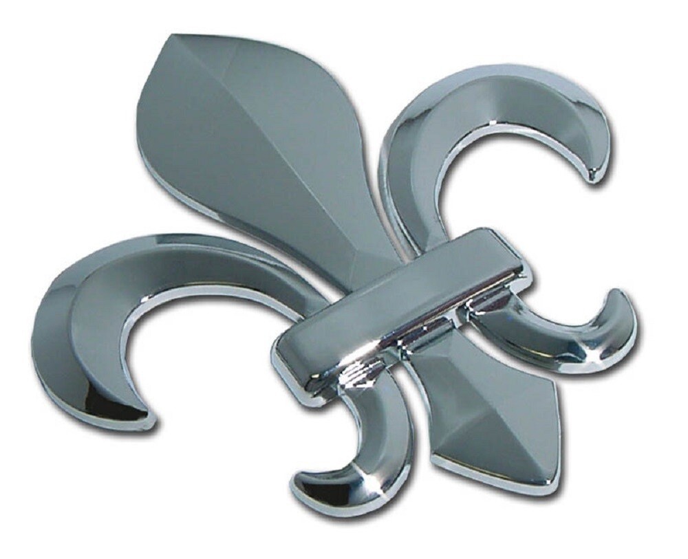 Fleur-de-Lis - 3D Chrome Auto Emblem
