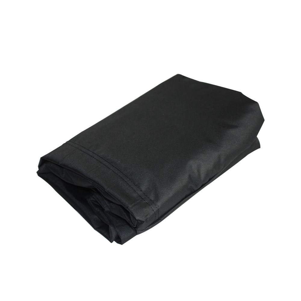600D Outdoor Round Fire Pit Cover with Drawstring and Toggle Closure 44-Inch