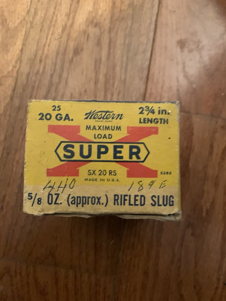 Shotgun Shell Box Western Super X 12 gauge Empty