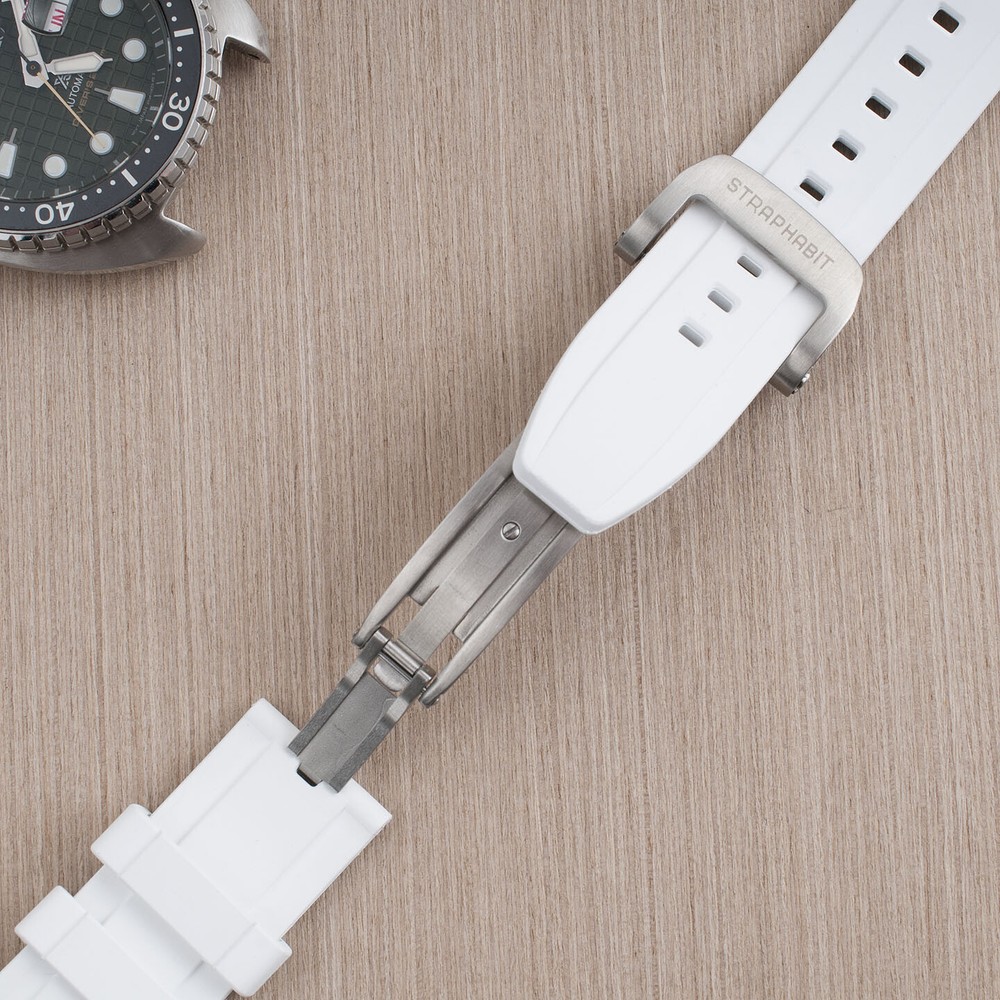 Spring Deployant Watch Buckle Clasp Leaf Deployment Silver Black Butterfly safe