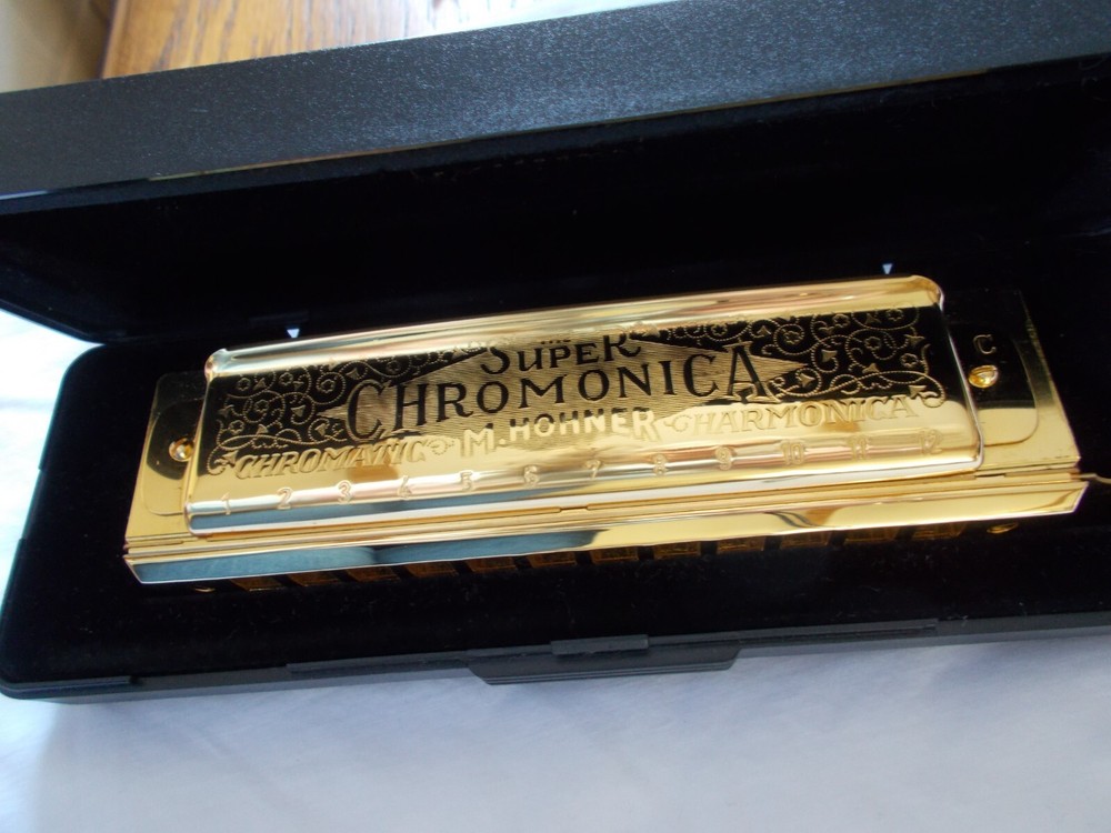 Gold Hohner 270/48 Super Chromonica Chromatic Harmonica "C"