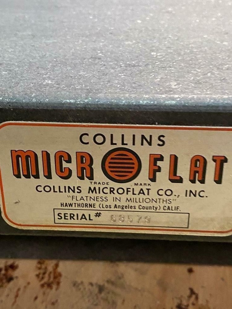 Collins MICROFLAT Precision Granite Surface Inspection Plate 24" x 24" x 4"