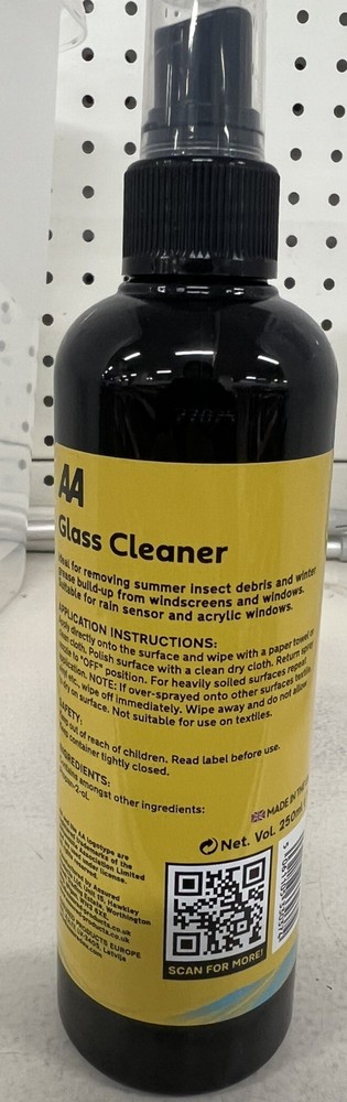 AA 250ml Glass Cleaner - Car