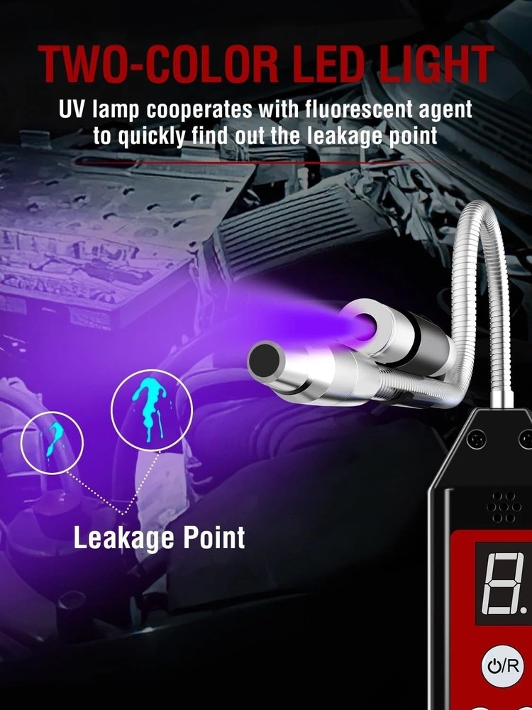 Upgraded Freon Leak Detector UV LED Light HVAC
