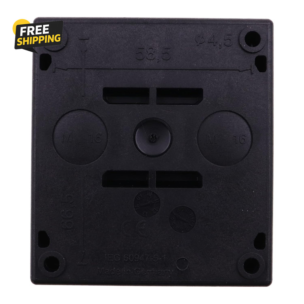 M22-I1-PG Pushbutton Enclosure,2.83 in W,Polymer