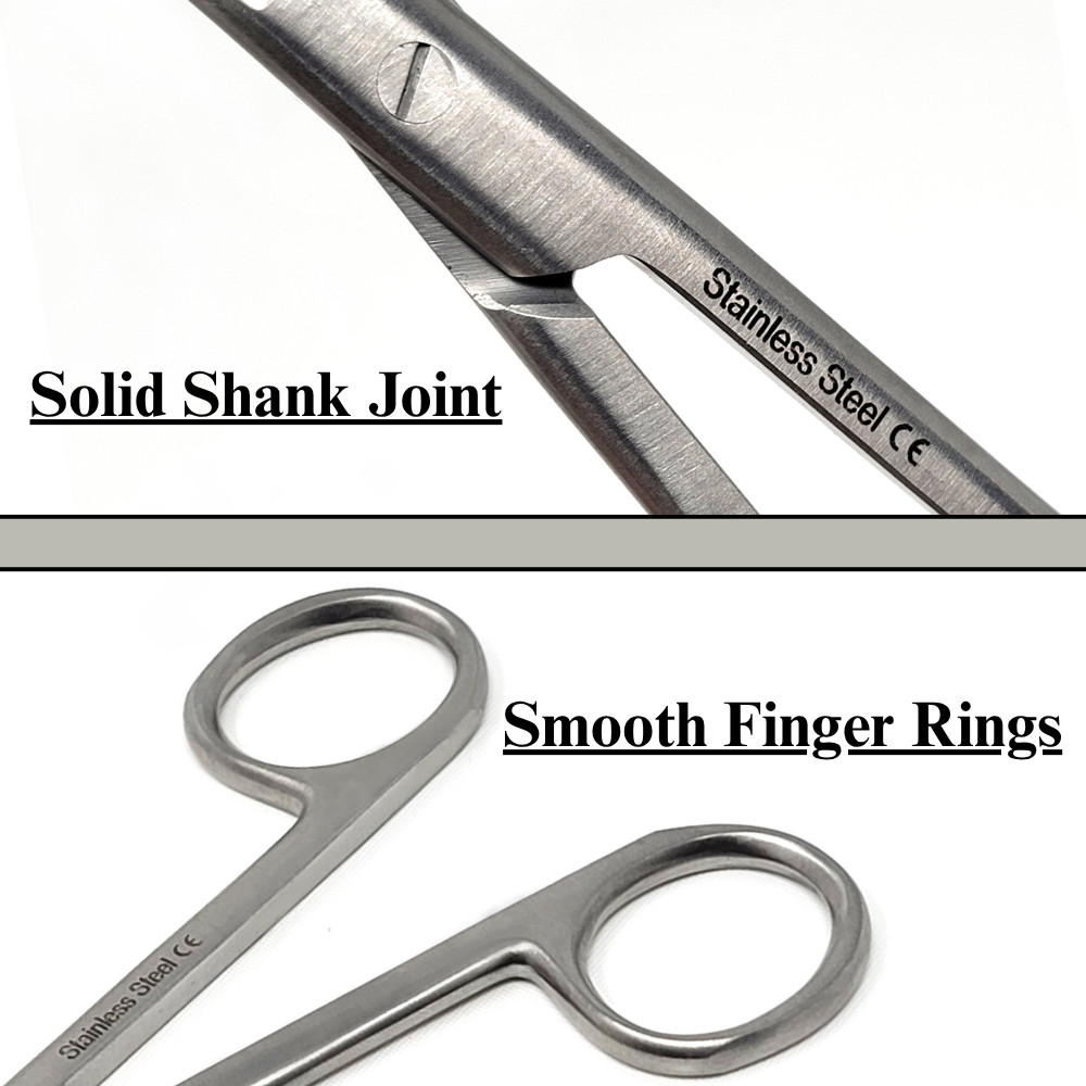 3 Pcs Operating Scissors 5.5" Straight Sharp/Sharp+Sharp/Blunt+Blunt/Blunt Ends