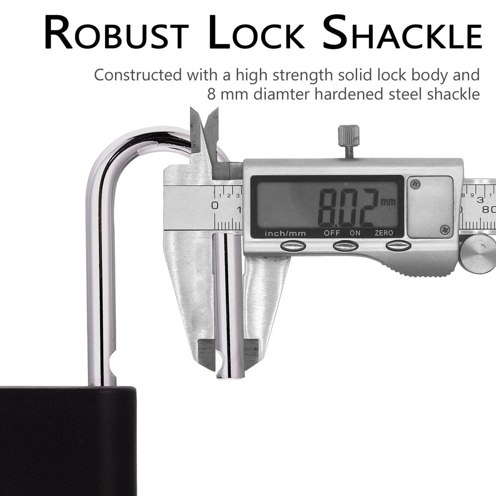 Heavy Duty Combination Lock,V-RESOURCING 4 Digit Resettable Combination Lock ...