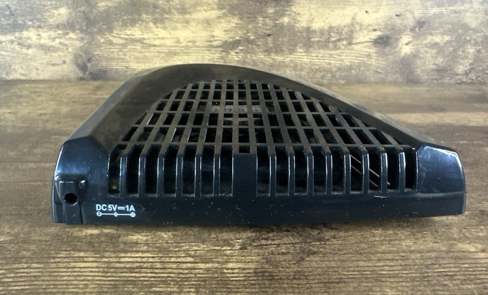Black Slim Cooling Fan Xbox 360 UnTested USB Powered (Please Read) Fast Shipping