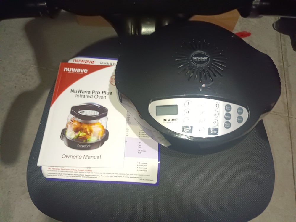 NuWave Pro Plus Infrared Oven 20602 Replacement Part Motor Head Only Tested!