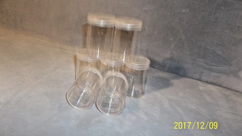 NEW--FIVE (5)--Anco Round Coin Tubes for Large Dollars