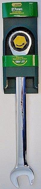 Allen 26327 27mm Ratcheting Full polish Combination Wrench