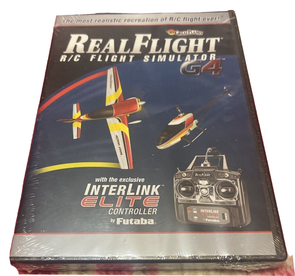 G4 RealFlight Real Flight RC Flight Simulator 4 SOFTWARE DISCS Sealed New