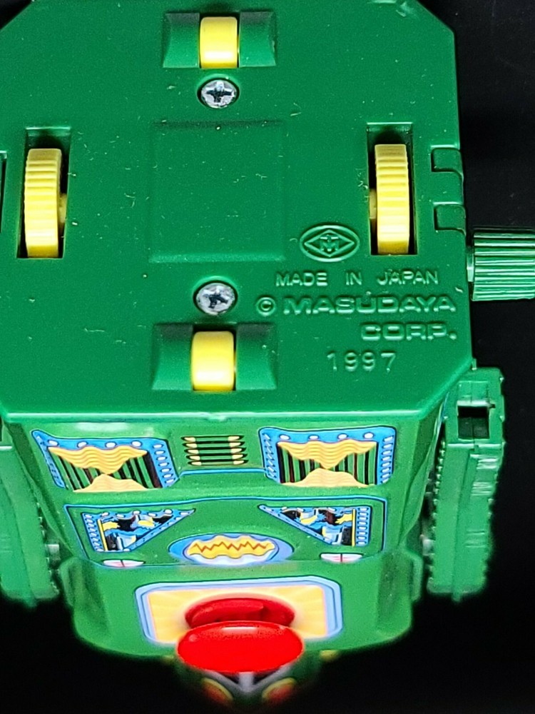 Masudaya 1997 Machine Man Tin Wind Up Robot 5"