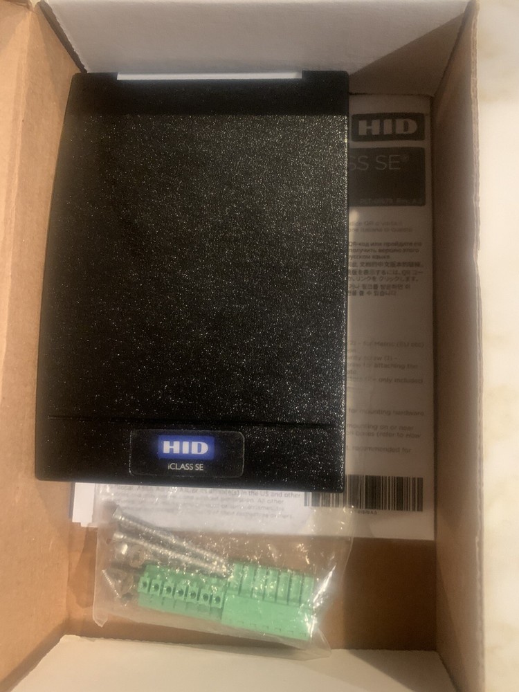 NEW HID 920NBNTEK20000 iCLASS SE R40 Wall Switch Reader