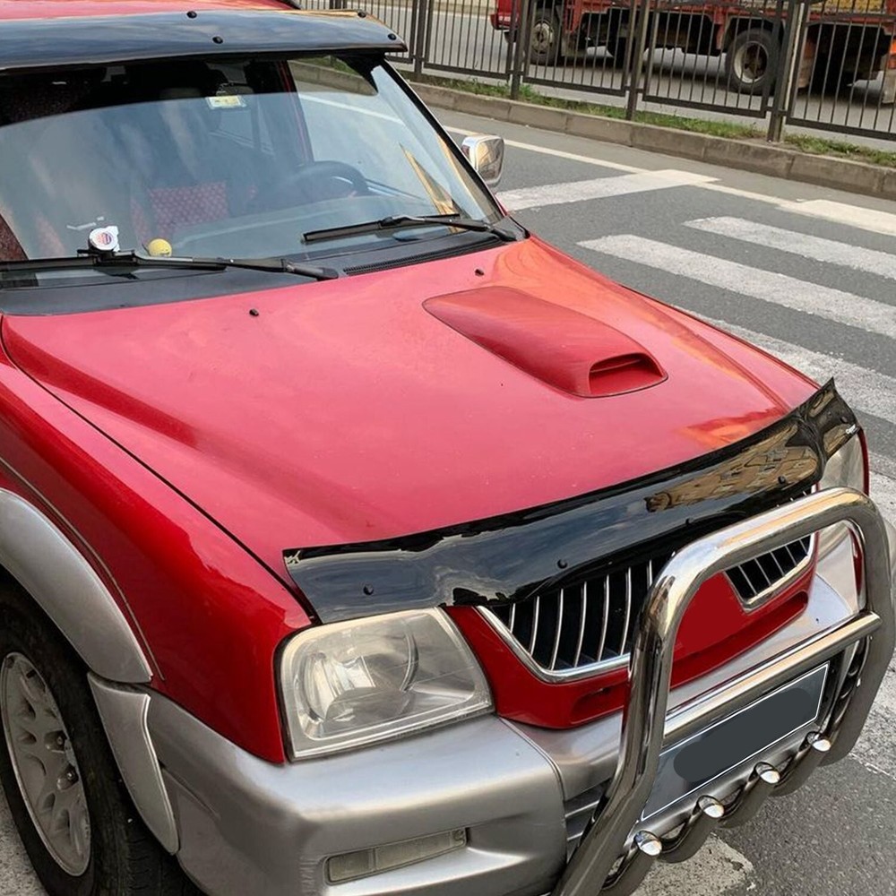 Hood Deflector Guard | Front Bug Shield Compatible for Mitsubishi L200 1996-2006