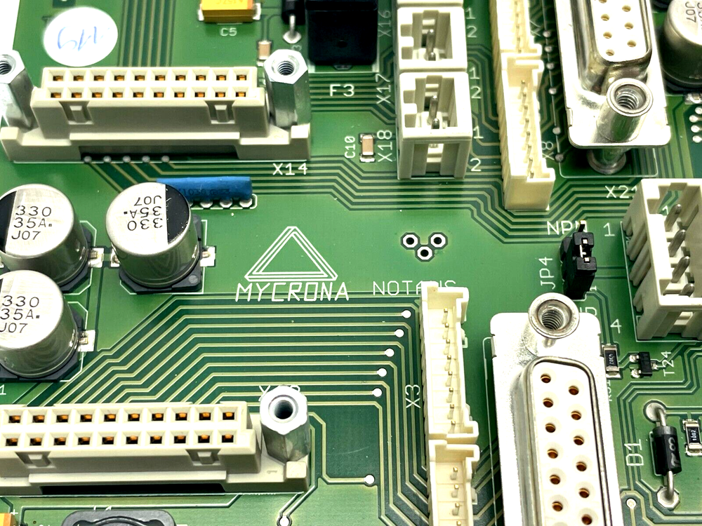 Mycrona Notaus 17573 Steckerboard Assembly Rev. 2