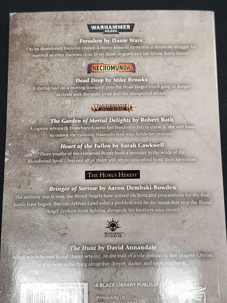 Warhammer Black Library Celebration 2020 Promotional Publication OOP