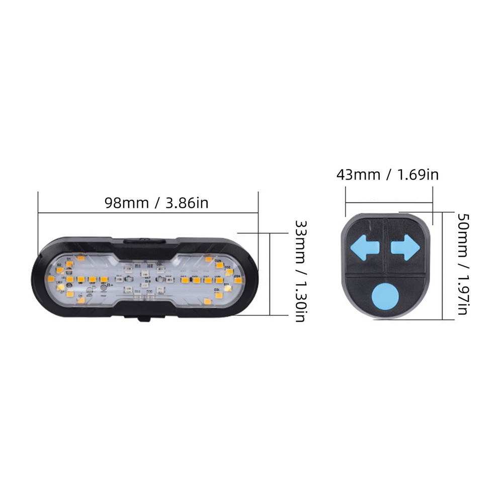 Wireless Remote Control Bike Taillight For Night Riding