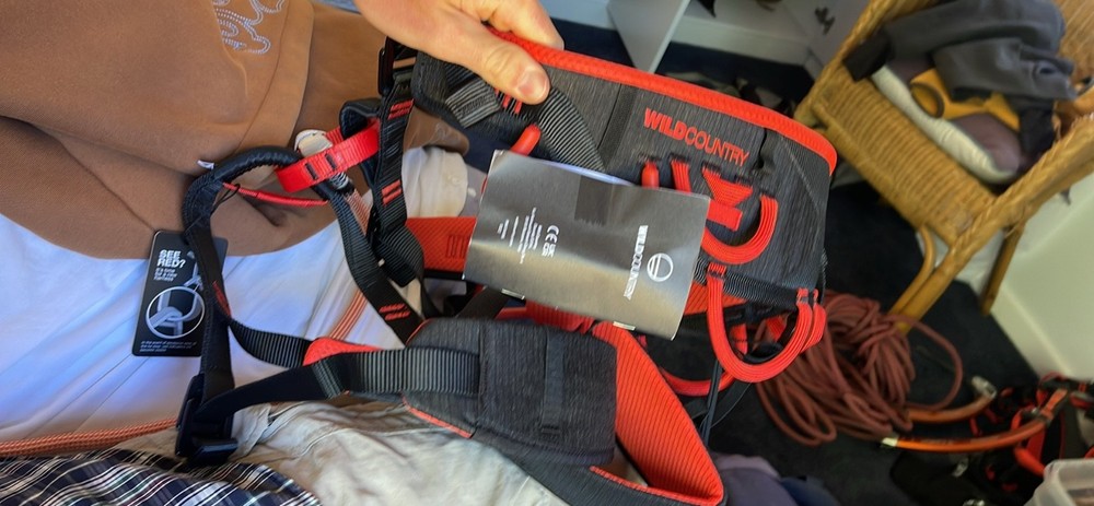 rock climbing harness syncro