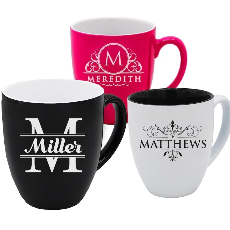 Customized Coffee Cup, Engraved Coffee Mug, Drinking Lover Gift