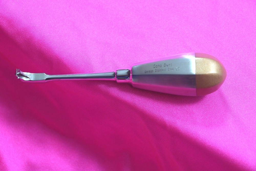 NEW GERMAN PREMIUM Offset Crown Splitter Remover Elevator Handle Dental-A+QUALTY