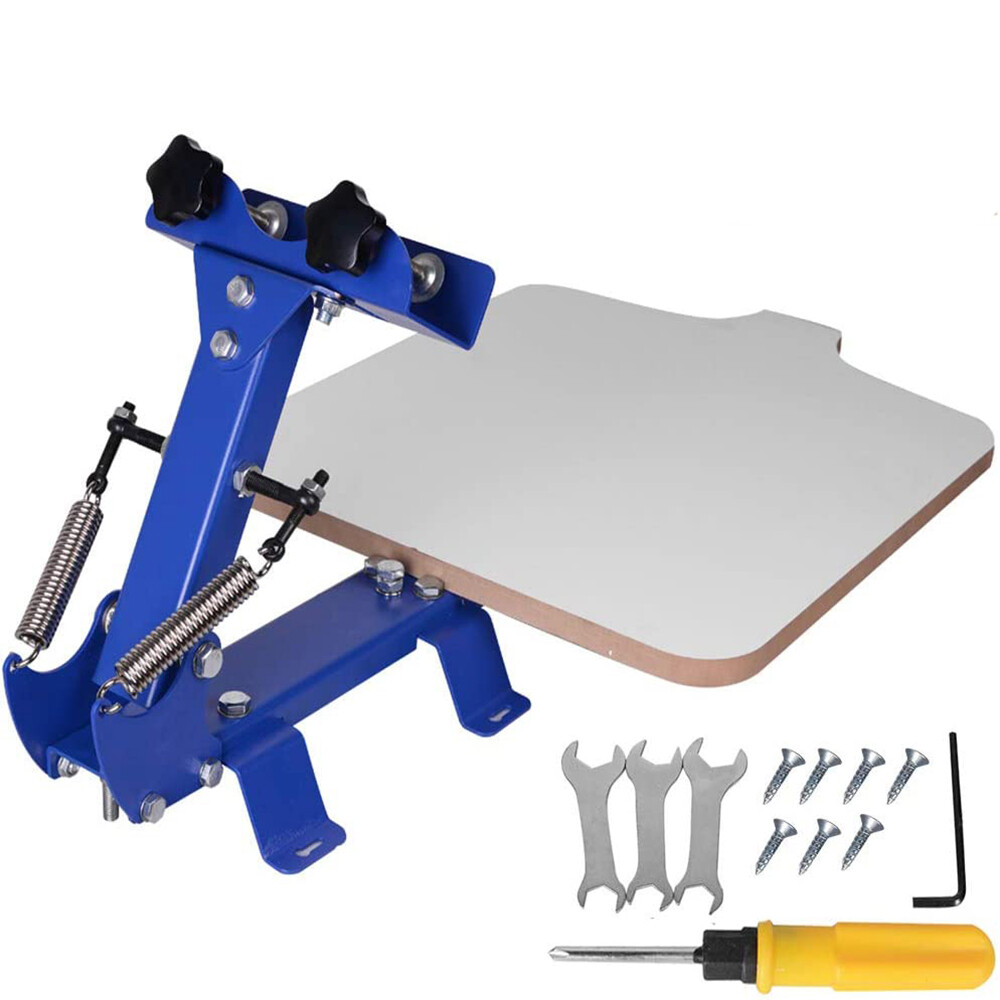 1 Color Screen Printing Press Printer Simple Silk Screen DIY Table US NEW