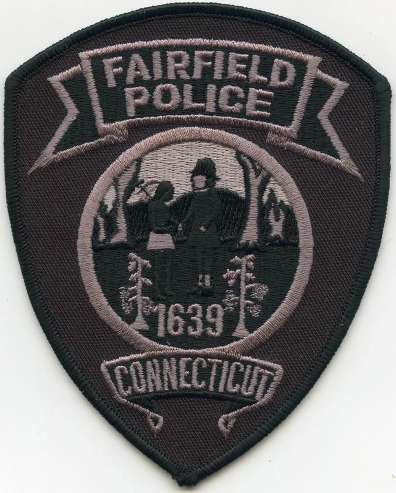 FAIRFIELD CONNECTICUT CT subdued POLICE PATCH