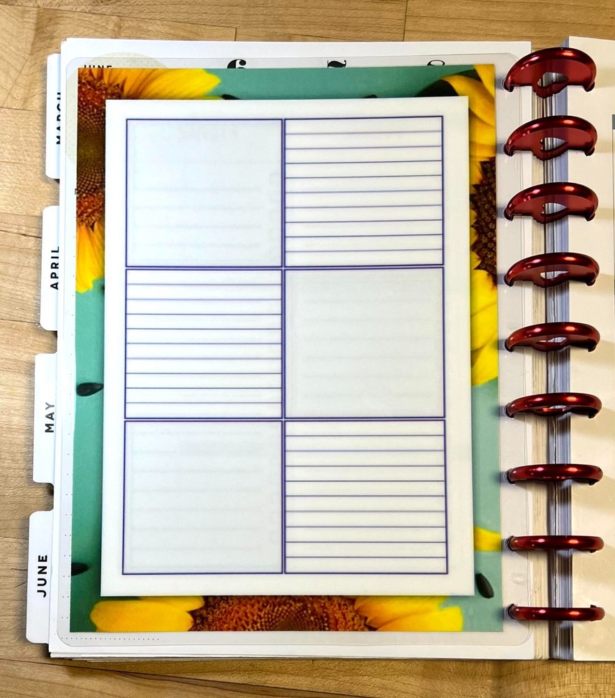 To Do List (Work/Home) Dashboard for use with HAPPY Planner~