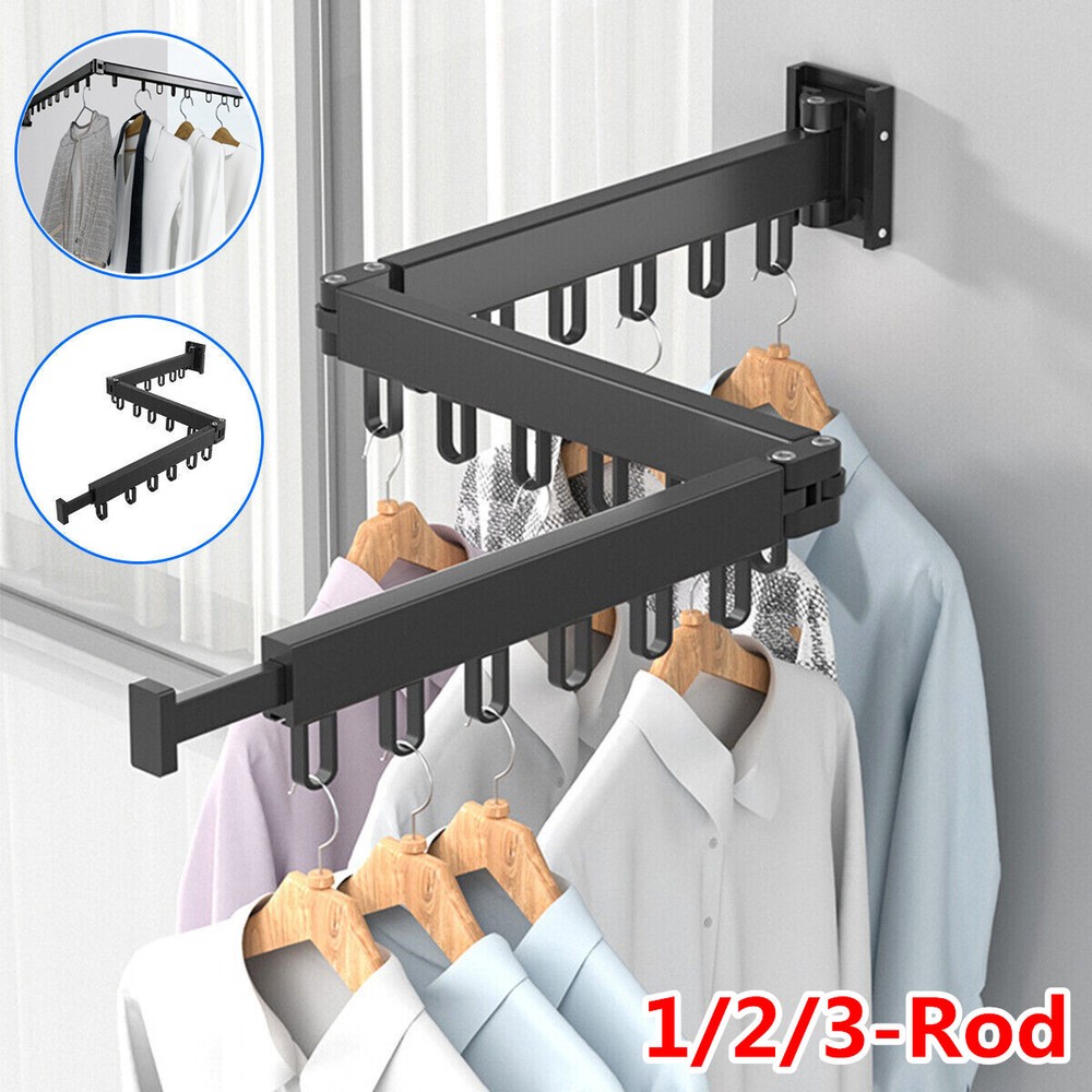 Clothes Drying Rack Laundry Rack Wall Mounted Drying Rack Collapsible