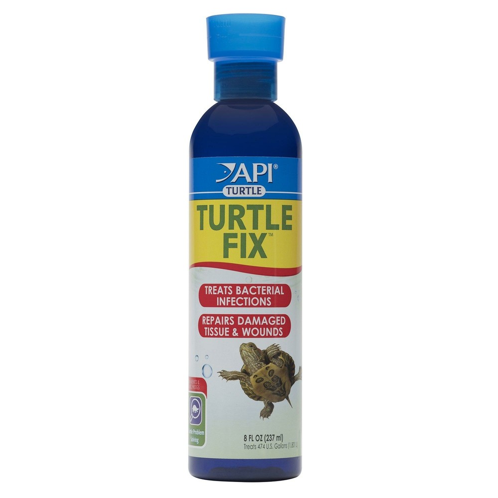 API TURTLE FIX Antibacterial Turtle Remedy 8-Ounce Bottle
