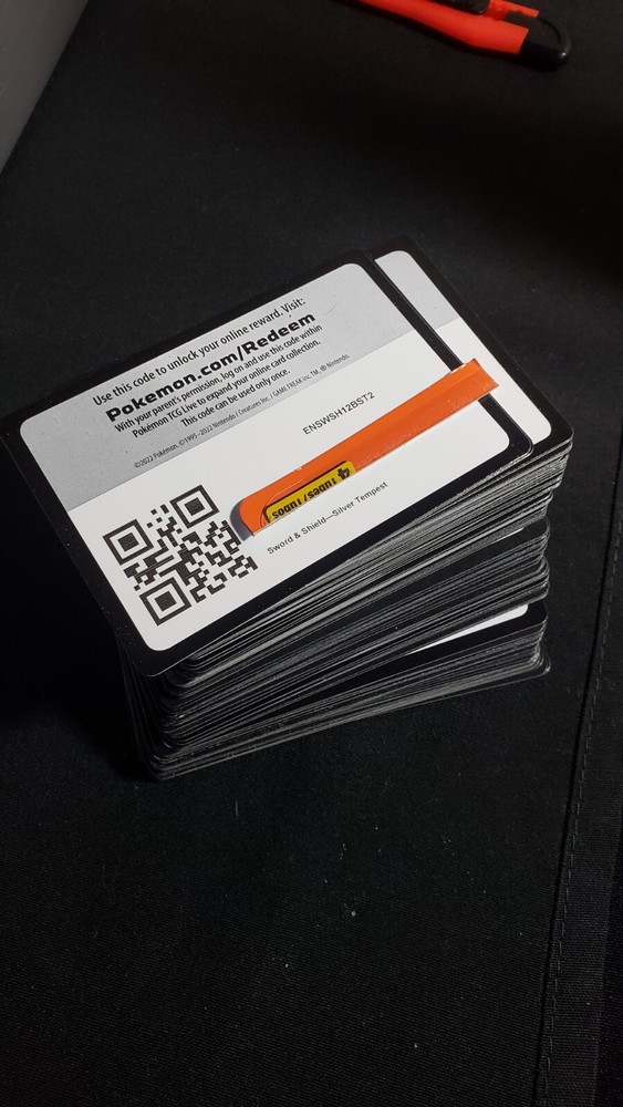 Pokemon TCG Online Code Card Lot - 123 UNUSED Codes from Random Sets