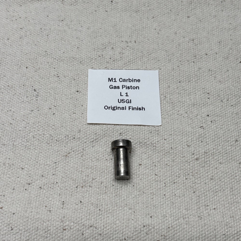 M1 Carbine Gas Piston, Original USGI, marked L1