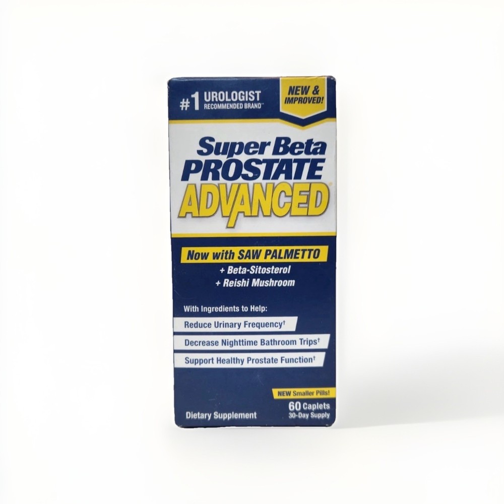 Super Beta Prostate Advanced + Saw Palmetto  60 Caplets