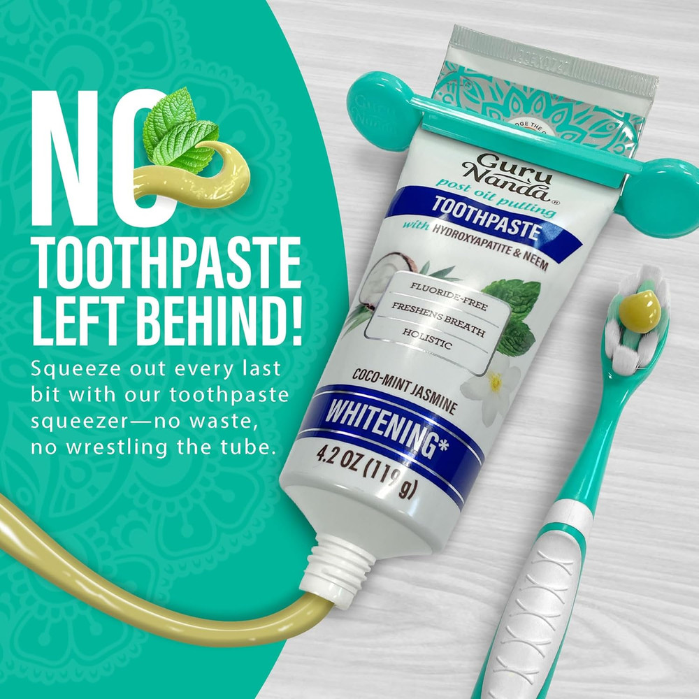 Gurunanda Hydroxyapatite Toothpaste, SLS & Fluoride Free, Whitening Toothpaste w