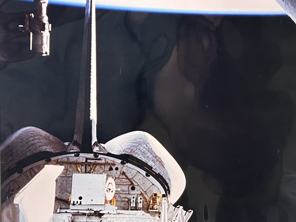 1981 NASA Rockwell Shuttle Columbia Stabilizer Presentation Transparency-2153