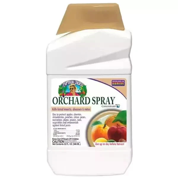 Captain Jack's Orchard Spray Concentrate Controls Insects Diseases Mites 32 oz.
