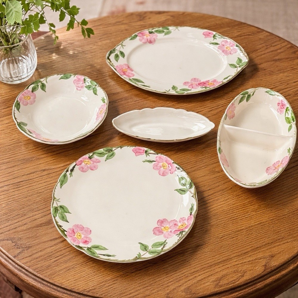 Franciscan Desert Rose Vintage Serving trays 5 pieces