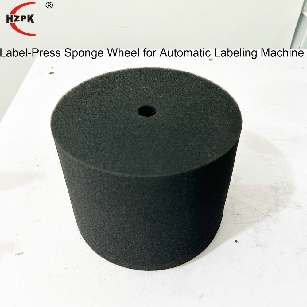 Automatic Labeler Machine Sapre Parts Black Roller Label-Press Sponge Wheel