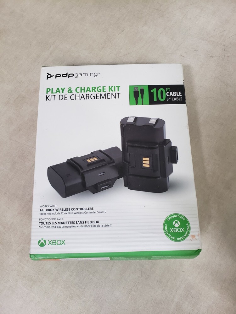 PDP Gaming Play and Charge Kit Charging System Black XboX