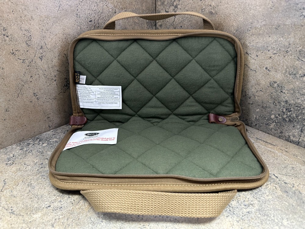Boyt Harness Rectangular Handgun Case 13"x7" Khaki PP65