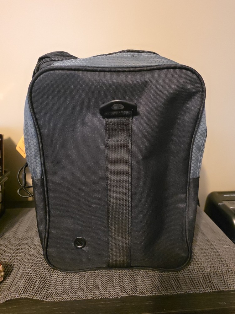 Dafisky Bowling Tote Bag, Dark Grey/ Black, New