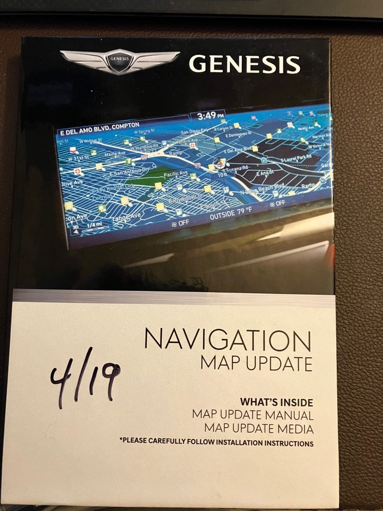 2017 Genesis G80 Navigation Map Update